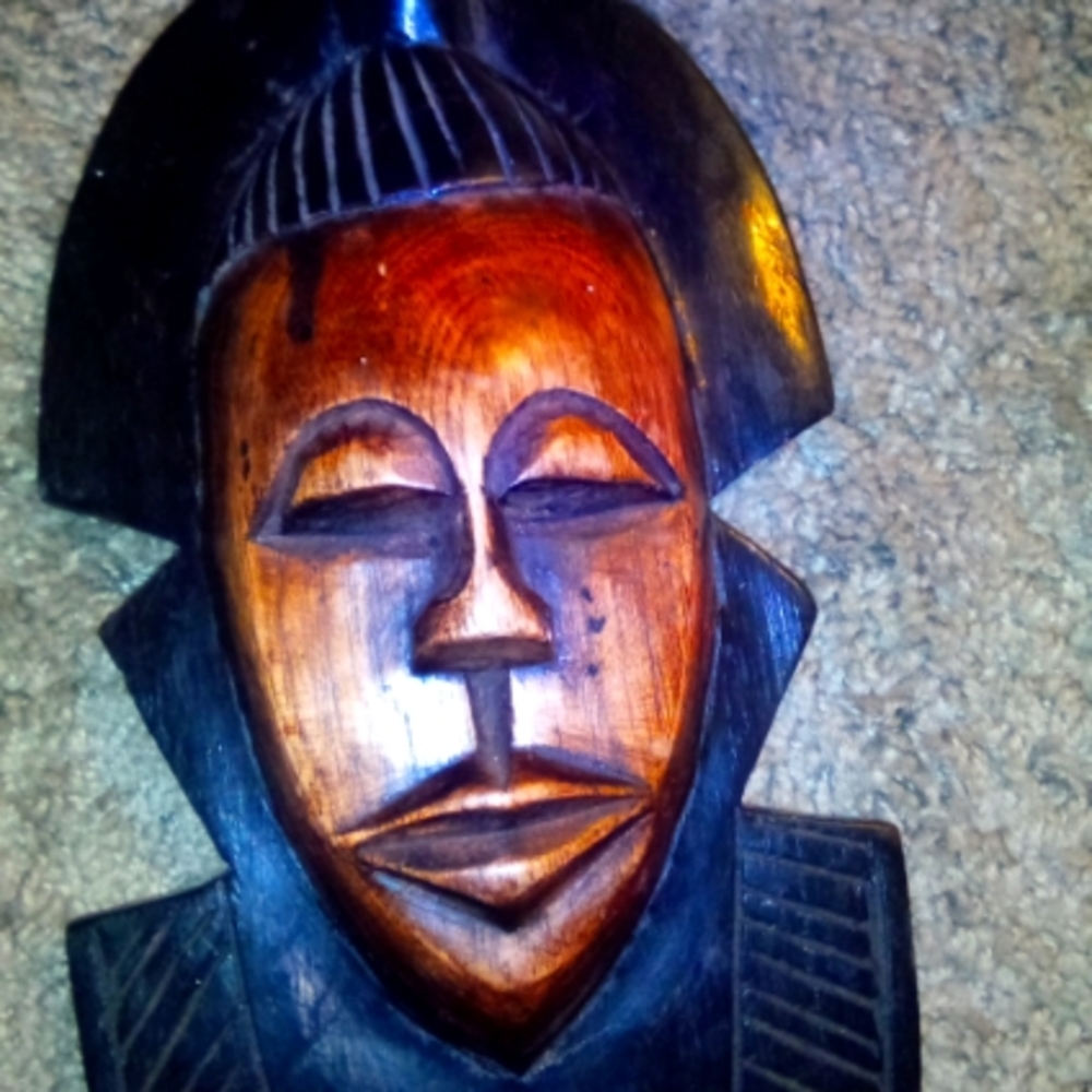 A handcrafted mask